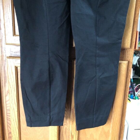 Everlane Bi-Stretch High Rise Straight Work Pants Side Zip - 12 - Picture 10 of 13